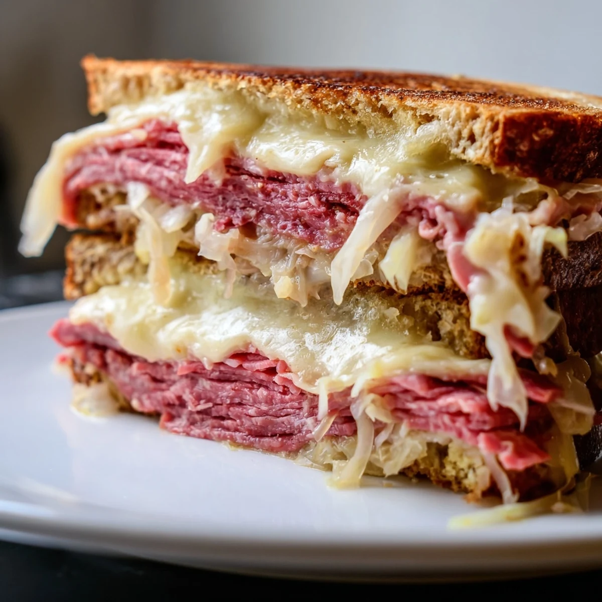 Classic American Reuben with Corned Beef