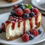 Fourth of July No-Bake Cheesecake