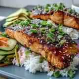 15-Minute Teriyaki Salmon Bowl