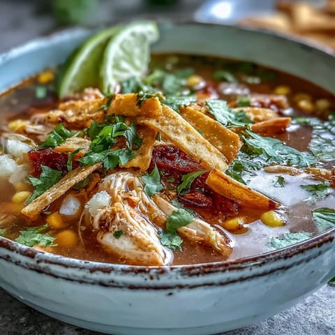 Best Chicken Tortilla Soup