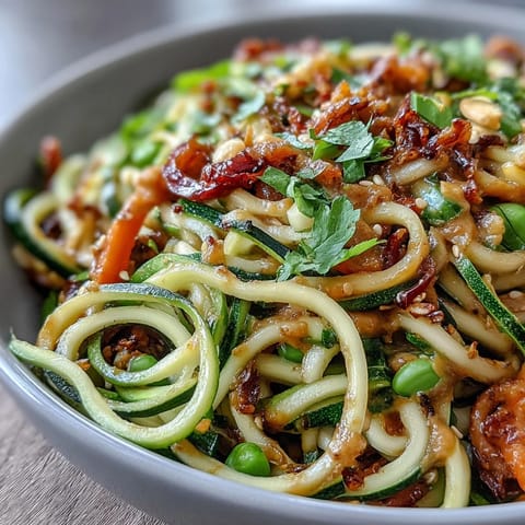 Healthy Easy Zucchini Noodle Stir-Fry