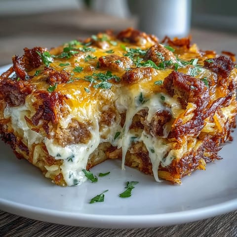 Amish Breakfast Casserole Hash Browns