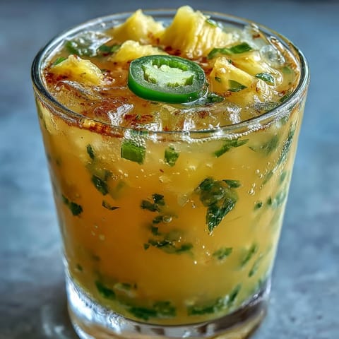 Pineapple Jalapeño Agua Fresca