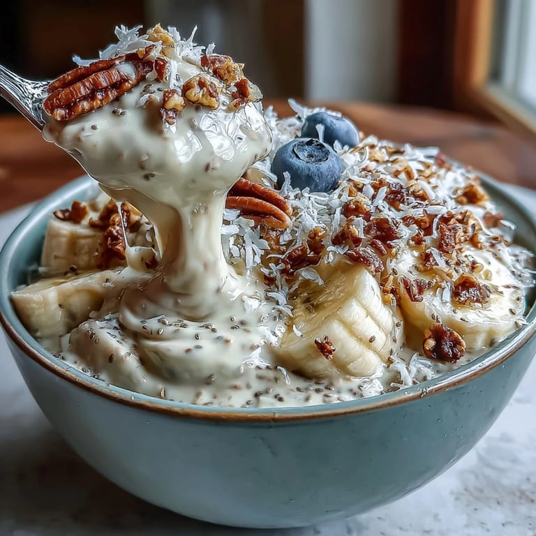 Thick high fiber smoothie bowl overflowing with colorful granola, fruit, and seed toppings.